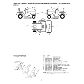Part Location Diagram of 5966234-01 Husqvarna Decal