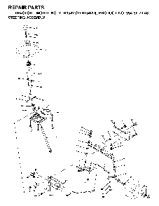 Steering Diagram and Parts List for YTH1542D (954567048)(2001-11) Husqvarna Lawn Tractor