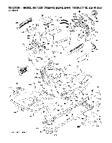 Chassis / Frame Diagram and Parts List for YTH20K4696045000404 2007-10 Husqvarna Lawn Tractor