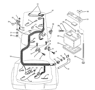 Part Location Diagram of 532127393 Husqvarna Manual, Operator's