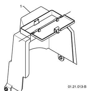 Chassis / Pulleys 1 Diagram and Parts List for 11524E (96193006600)(2010-05) Husqvarna Snow Blower