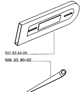 Accessories Diagram and Parts List for ELECTRIC16 1999-04 Husqvarna Chainsaw