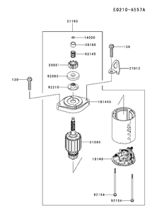 Starter Diagram and Parts List for FR651V-AS31 2017-09 Husqvarna Engine