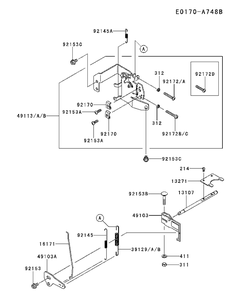 Controls Diagram and Parts List for FR730V-DS04 2017-09 Husqvarna Engine