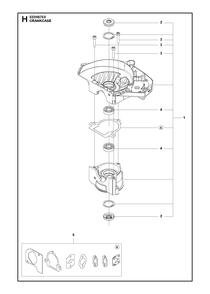 Carburetor and Air Filter Diagram and Parts List for 522HS75X  Husqvarna Hedge Trimmer