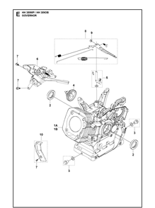 Governor Diagram and Parts List for HH389OB (970505901)(2021-01) Husqvarna Engine