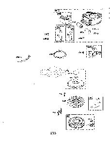 Air cleaner/flywheel Diagram and Parts List for 917243820  Husqvarna Lawn Tractor