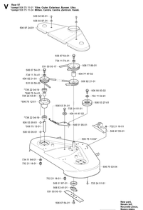 Protection Frame Diagram and Parts List for PR15 2003-01 Husqvarna Lawn Mower