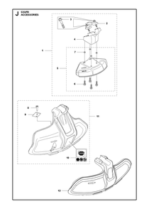 Part Location Diagram of 590880001 Husqvarna Blade Guard