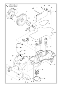 Part Location Diagram of 577753602 Husqvarna Kit