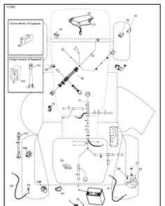 Electrical Diagram and Parts List for CTH164T (96051009400)(2013-06) Husqvarna Lawn Tractor