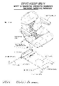 Seat Diagram and Parts List for IZ5224TLKOA (968999332)(2005-12) Husqvarna Lawn Tractor