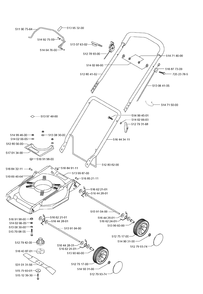 Part Location Diagram of 531013156 Husqvarna Blade