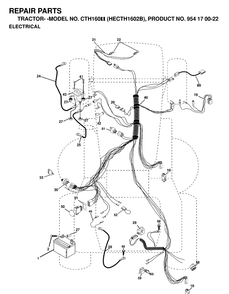 Part Location Diagram of 532170245 Husqvarna Cable Assy