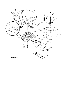 Seat Diagram and Parts List for YTH2348-917289560  Husqvarna Lawn Tractor