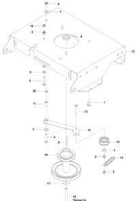 Part Location Diagram of 574355802 Husqvarna Plate, Engine