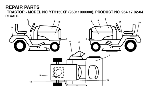 Part Location Diagram of 532193887 Husqvarna Operators Manual