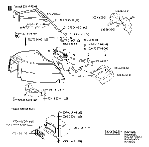 Cover Diagram and Parts List for RIDERPRO18AWD (965095001)(2007-03) Husqvarna Lawn Tractor