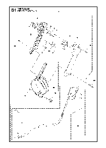 Throttle Controls Diagram and Parts List for 580BFSMARKIII 580BTS Mark III Husqvarna Leaf Blower / Vacuum
