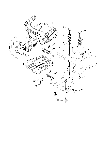 Seat Diagram and Parts List for GT54CS-96043022500  Husqvarna Lawn Tractor