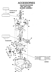 Accessories 2 Diagram and Parts List for IZ5223 (968999526)(2006-08) Husqvarna Lawn Mower