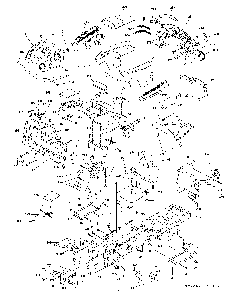 Chassis And Enclosures Diagram and Parts List for CTH200TWIN (96061022601)(2008-09) Husqvarna Lawn Tractor
