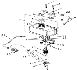 Part Location Diagram of 588482101 Husqvarna Bolt