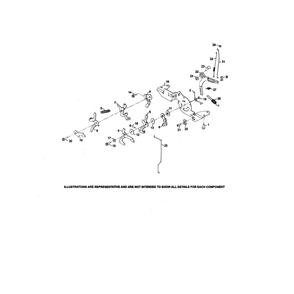 Engine >> Engine Controls Diagram and Parts List for YTH20K46-96043027700  Husqvarna Lawn Tractor