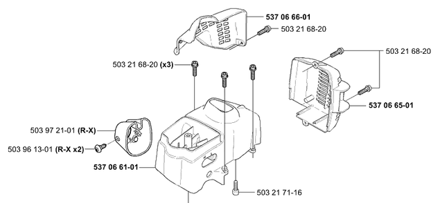 Covers Diagram and Parts List for 322L 2001-01 Husqvarna Trimmer