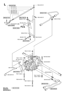 Transmission 3 Diagram and Parts List for PR18AWD (965095001)(2007-03) Husqvarna Lawn Mower
