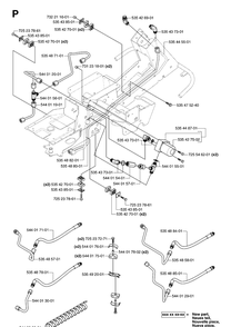 Part Location Diagram of 544015401 Husqvarna Check Valve