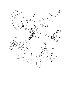 Mower lift Diagram and Parts List for 917240461  Husqvarna Lawn Tractor
