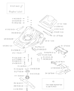Part Location Diagram of 514995600 Husqvarna Bolt