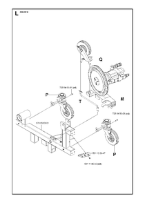 Frame Diagram and Parts List for CS2512 (1301 & Above)(2013-04) Husqvarna Circular Saw