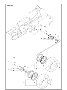 Part Location Diagram of 577573501 Husqvarna Hub Assy