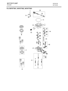 Pump Diagram and Parts List for PW235R  Husqvarna Pressure Washer