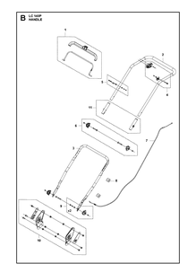 Part Location Diagram of 599349379 Husqvarna Cable clip