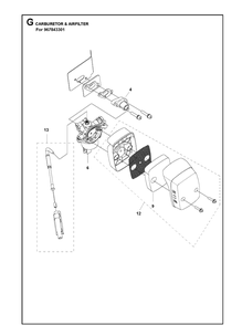 Part Location Diagram of 593670101 Husqvarna Filter