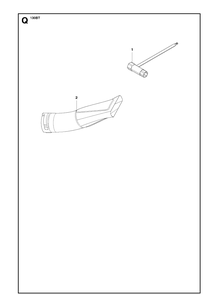 Accessories Diagram and Parts List for 130BT  Husqvarna Leaf Blower / Vacuum