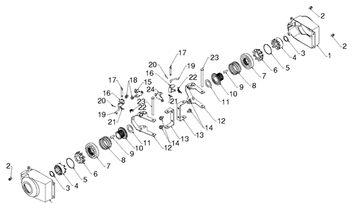 Wheels And Tires Diagram and Parts List for 1830HV (96193007304)(2012-06) Husqvarna Snow Blower