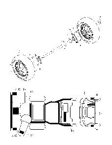 Wheels/decals Diagram and Parts List for HL1027STEA  Husqvarna Snow Blower