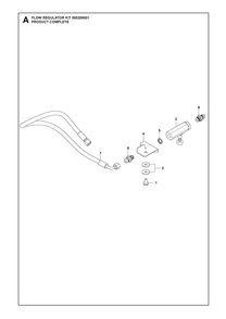 Part Location Diagram of 590905001 Husqvarna Bracket for flow regulator
