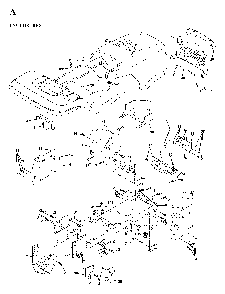 Chassis And Enclosures Diagram and Parts List for YTH160 (HEYTH160C, 954170005)(1997-02) Husqvarna Lawn Tractor