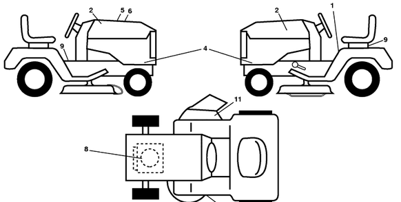 Part Location Diagram of 532436557 Husqvarna Decal, Replacement