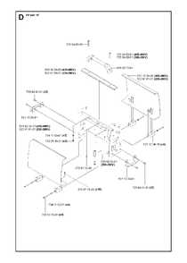 Cover Diagram and Parts List for PP440 2012-03 Husqvarna Miscellaneous