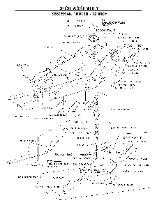 72/183cm Cutting Deck Diagram and Parts List for BZ34C (968999316)(2006-04) Husqvarna Lawn Tractor