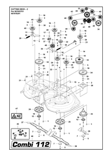 Part Location Diagram of 544238115 Husqvarna Label