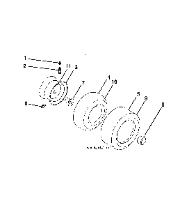 Wheels & tires Diagram and Parts List for 917240443  Husqvarna Lawn Tractor