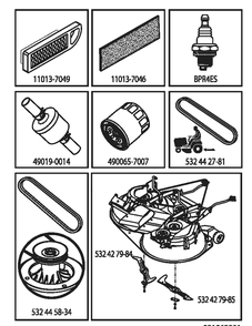 Part Location Diagram of 581991001 Husqvarna Filter