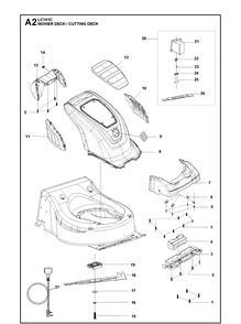 Part Location Diagram of 579684201 Husqvarna Spring Washer